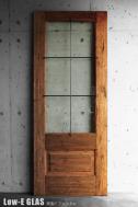 木製玄関ドア ID-734 ヴィンテージフィニッシュ アイアン格子