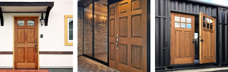 木製ドア　玄関　住宅リフォーム02