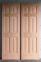 サイズオーダー木製玄関ドア 観音開き戸 ID-993