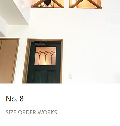 Size order customer's no.8　千葉県　T 様　サイズオーダー木製ドア　実例